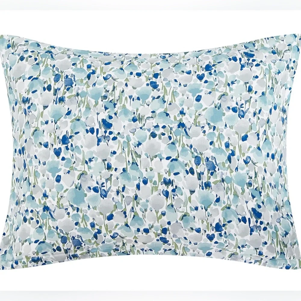 Poppy & Fritz Olivia Cotton Blue Duvet Cover Set Twin